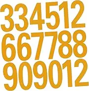 COHEALI Outdoor Mailbox Numbers Stickers Reflective Decals for Mailbox Large Letter Numbers for Outdoor Use