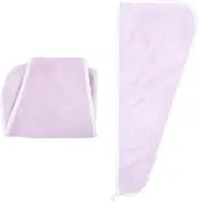 LALADEFIEE 2pcs Water Absorbent Drying Hat Super Supple Fleece Hair Wrap for Quick Drying Comfortable Shower Cap for All Hair Types for Home Use Travel