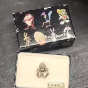 Gold Tone Tweety Bird Tack Pin, Looney Tunes, Warner Bros, With Box #2