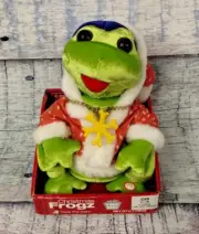 New Gemmy Christmas Frogz Hip Hop Animatronic Holiday Frog CVS Plush Toy Vintage