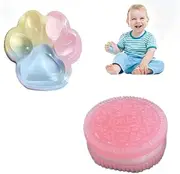 DWYYWSM 2PCS Biscuit Stress Relief Toy,Cat Paw Squeeze Toy, Squishy Sticky, Decompression Toy, Fidget Toys for Anxiety, Ultra-Soft Decompression Venting Toy, for Stress Relief Kids and Adults