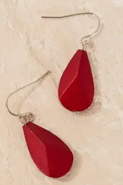 Faceted Droplet Drop Earring--RAR-300642