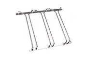 Bartender 28cm Triple Stemware Hanging Wine Glass Rack Holder Organiser Storage