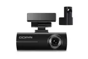 DDPai N1 Dual Dash Cam Front 1296P + Rear 1080P - 30fps - Loop Recording -