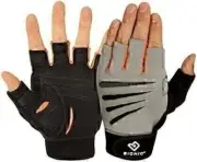 BIONIC Glove Men's Cross-Training Fingerless Gloves w/Natural Fit Technology,...