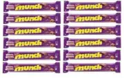 48 PC Box Nestle Munch Crunchilicious Chocolate Pack Bars Crunchy 8.9 gm each
