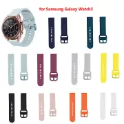 Sports Silicone Wristwatch Band Strap For Samsung Galaxy Watch 3 41/45mm Watch