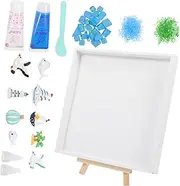 KALLORY Craft Mosaic Painting Kit Delicate 3D Mosaic Picture for Home Decor Boys and Girls Toys