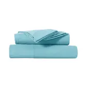 Kingtex Aqua Ultra-Soft Micro Flannel Sheet Set 40 cm Wall