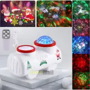 Christmas LED Projector Light Laser Moving Galaxy Starry Night Xmas Decor Lamp