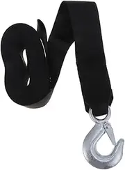 HEALEEP Portable Winch Straps with Hook Heavy Duty Tow Rope for Cars Trailers and Suvs Durable Webbing Quick Connect Winch Hook Reliable Towing