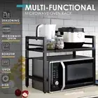 Oven Microwave Shelf Kitchen Organiser Storage Home Rack Holder Stand Adjustable