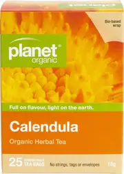 Planet Organic Herbal Tea Bags Calendula 25pk