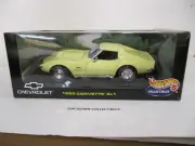 Hot Wheels 1969 Chevrolet Corvette ZL1 Yellow 1:18 New In Box Not Displayed