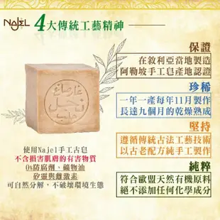 【敘利亞NAJEL】阿勒坡紫羅蘭手工古皂100g香皂肥皂(100g)