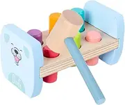 FRCOLOR 1Set Cartoon Design Hammering for Educational Whack Game for Boys and Develops Hand Eye Coordination and Arm Muscles Safe and Pounding