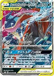 Pokémon Greninja & Zoroark GX 025/055 RR(Holo) Japanese SM9a Collectible Card (1)