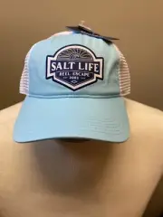 Salt Life Men’s Reel Escape SnapBack Meshback Hat/Cap NEW