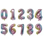 Colorful Numbers Balloon - 32" Number Balloon