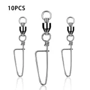 10PCS B-Type Connector Tackle Swivel Lure Screw Quick Change Terminal Barrel