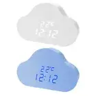 LED Clouds Alarm Clock Adjustable Brightness Digital Clock for Bedroom Bedside