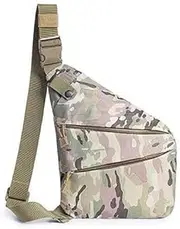 Sling Bag for Women Men - Crossbody Bag - Multipurpose Chest Shoulder Backpack - Tactical Sports Bag for Walking Hiking