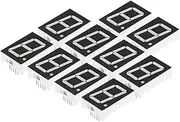 uxcell LED Display Digital Tube, 10 Pack 7 Segment 10 Pin 1 Bit 0.9"x1.3"x0.4" Common Anode 3.3V LED Display Module for Electronic Driver Board, White
