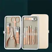 Stainless Steel Manicure Pedicure kit Nail Foot Care pcs Nail Clipper Set,12pcs