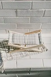 Shore Shoppe Beach Headrest, Aesthetic Beach Pillow, Head Hammock, Summer, Outside, Beach, Sand, Rest and Relax Your Neck - Sand Gingham, Small