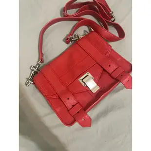 Proenza Schouler PS1 mini正紅色銀釦