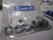 5/8"-11 ASTM A563 Grade A Zinc Finish Steel Jam Nut QTY 10