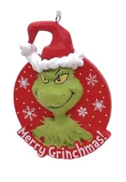 New Dr. Seuss Merry Grinchmas Christmas Ornament Red Green Licensed