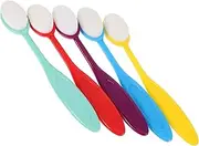 5pcs Toothbrush Makeup Brush Stamping Supplies Ink Painting Brush Ink Blending Tools Flat Paint Brushes Fine Paint Brushes Ink Mixing Blending Tool Writing Brush Artificial Fibers