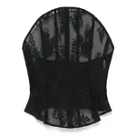 [Markgong] Markgong Cotton-blend Corset Top 36 FR BLACK
