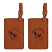 L3611 Norwegian Elkhound Luggage Tags 2Pk FREE SHIPPING