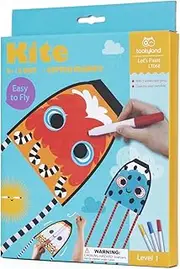 Tookyland Little Floppy Colour Your Own Kite Activity Kit | Creative Play, DIY Kite, Outdoor Fun