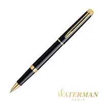 在飛比找Yahoo奇摩購物中心優惠-WATERMAN 雋雅系列 黑桿金夾 鋼珠筆
