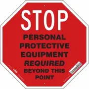Condor Safety Sign,24 inx24 in,Polyethylene 466R90 Condor 466R90 0194484147839