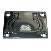 WHITECAP FLUSH PULL RING 3" X 2" CP/BRASS