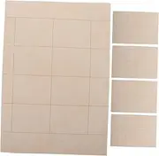 MUELODSIC 5 Sheets Calligraphy Practice Paper Grids for Small Script Rice Paper Pad