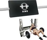 Turns Any Squat Rack into Hip Thrust Machine Hip Thrust Bench Back Pad Fits Olympic Barbell Bar Multifunctional Workout Pad for Hip Thrust, Bench Press, Plank, Glute Bridge and Push Ups.