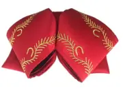 Hello Mariachi, Moño Rojo bordado Mexican Bow mariachi Bow Tie charro 7 color