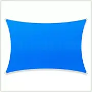 COLOURTREE Sun Shade Sail Screen Canopy 22'X10' Rectangle Outdoor Patio Blue