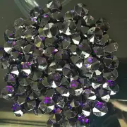 Chandelier Octagon Beads Prism Part 50PC Violet Purple CRYSTAL DIY Jewelry Decor