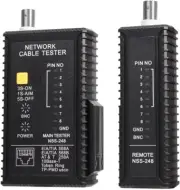 Network Cable Tester Coaxial Cable Continuity Tester for Data & Coax Cables (1 P