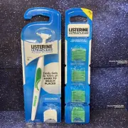 Set Listerine Ultra Clean Access Flosser 8 Disposable Heads Unflavored +28 Mint