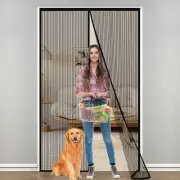 Magnetic Screen Door with Durable Mesh,Mesh Screen for Patio Porch Screen Mes...