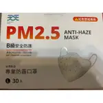 全新未拆 30片 台灣康匠製造 天天 PM2.5 專業防霾口罩 B級安全防護 紅色警戒專用