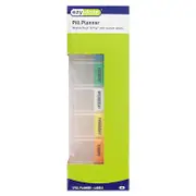 Ezy Dose, Weekly Push 'N Pop Pill Planner with Labels, 2XL, 1 Count