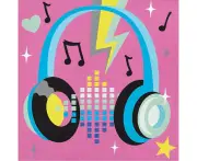 Birthday Beats Large Napkins / Serviettes (Pack of 16)